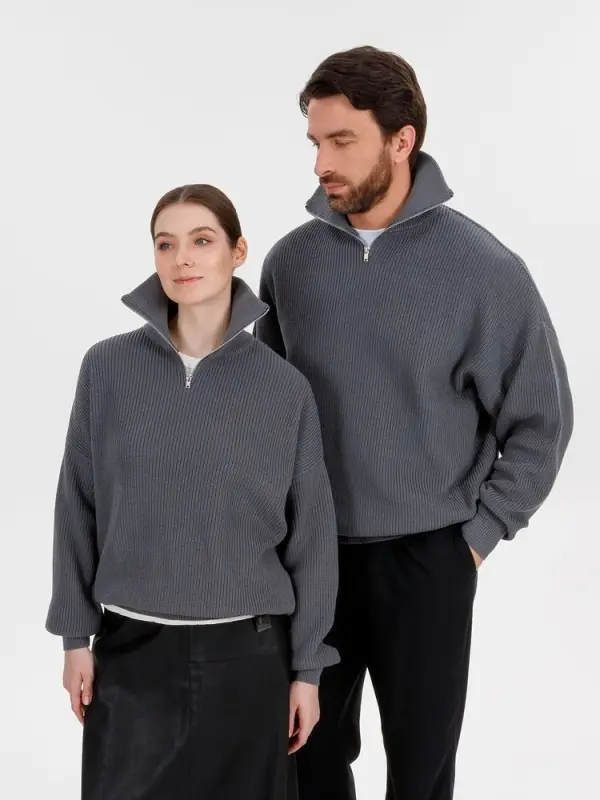 Джемпер Siluetti Birne, серый, размер S/M Джемпер Siluetti Birne, серый, размер S/M