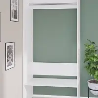 Вешалка модульной гардеробной системы «Модус», 2090×1000×520 мм, цвет белый Вешалка модульной гардеробной системы «Модус», 2090×1000×520 мм, цвет белый