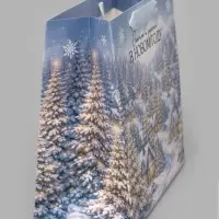 Пакет ламинированный квадратный &laquo;Подарочки&raquo;, 22 &times; 22 &times; 11 см