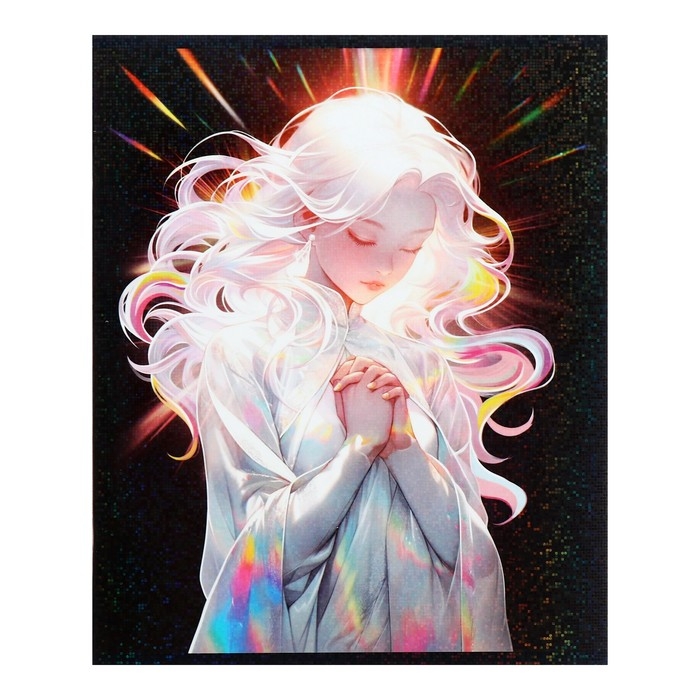 Тетрадь 48 листов в клетку Calligrata TOP Тетрадь 48 листов в клетку Calligrata TOP "Жемчужина", обложка мелованный картон, голография, блок офсет, белизна 95%, МИКС