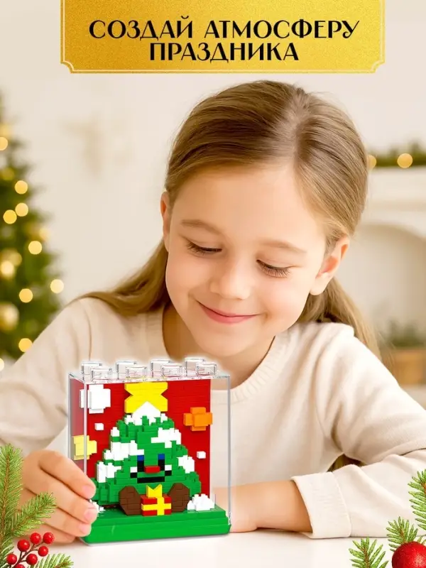 Конструктор UNICON &laquo;Mini Blocks. Ёлочка&raquo;, 401 деталь