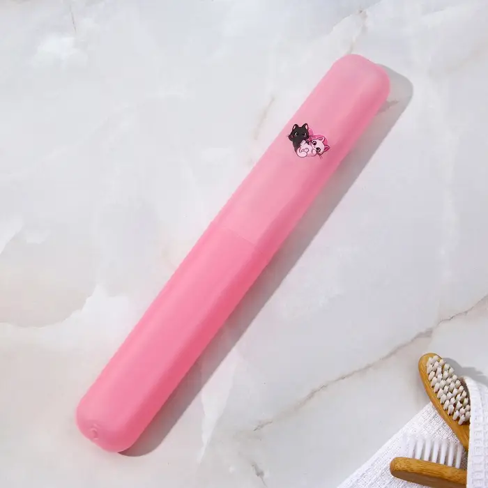 Футляр для зубной щетки «Котики», 19,5 х 2 см Футляр для зубной щетки «Котики», 19,5 х 2 см