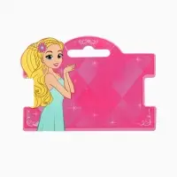 Набор детский "Выбражулька" 2 пр-та: кольцо б-р, браслет 6 см, ракушки, розовый