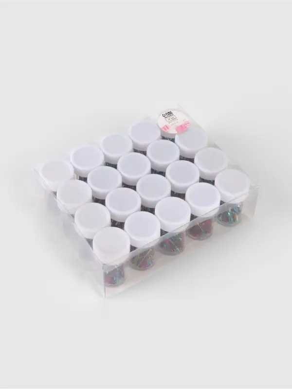 Булавки английские, 22 мм, 50 шт., разноцветные