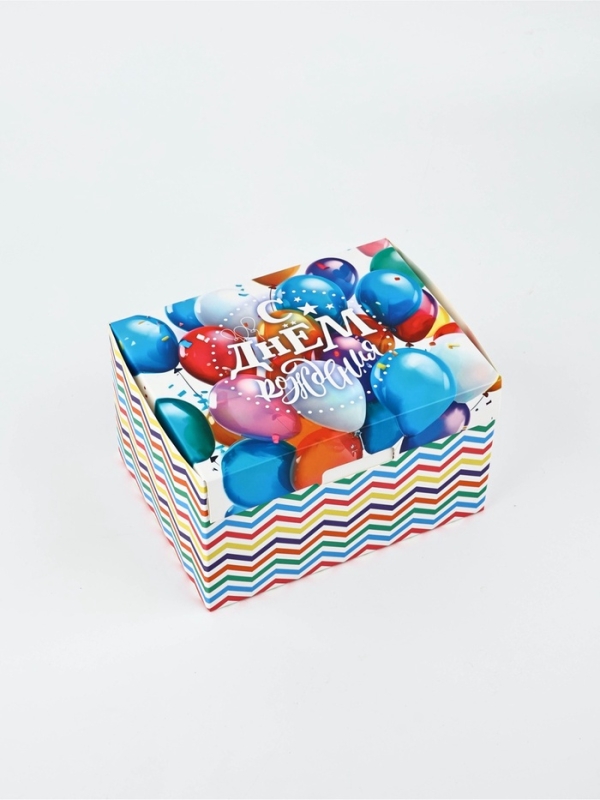 Подарочная упаковка, бум-коробка сюрприз «С днем рождения», 20 х 15 х 12.5 см Подарочная упаковка, бум-коробка сюрприз «С днем рождения», 20 х 15 х 12.5 см