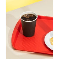 Стакан одноразовый бум 1-сл. d-90мм 300мл черный КОМУС 50шт/уп