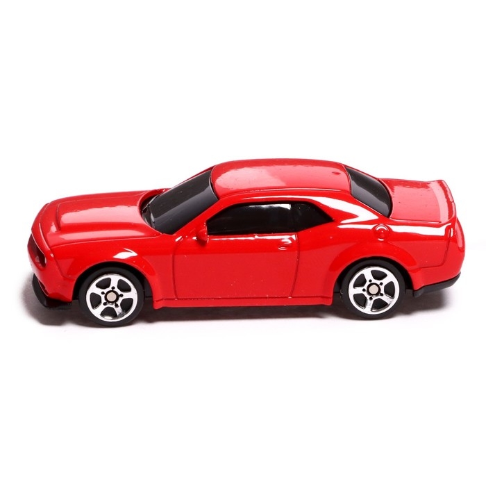 Машина металлическая DODGE CHALLENGER SRT DEMON, 1:64, цвет красный Машина металлическая DODGE CHALLENGER SRT DEMON, 1:64, цвет красный