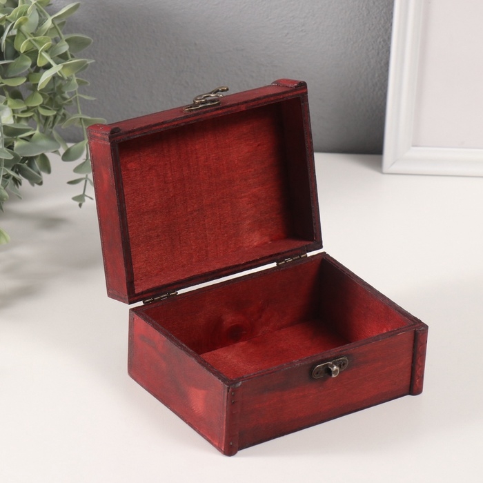 Шкатулка дерево "Текстурная полоса" 11х14,5х7,5 см