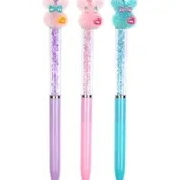 Ручка-прикол «Зайчик блеск», шариковая, поворотная, МИКС Ручка-прикол «Зайчик блеск», шариковая, поворотная, МИКС