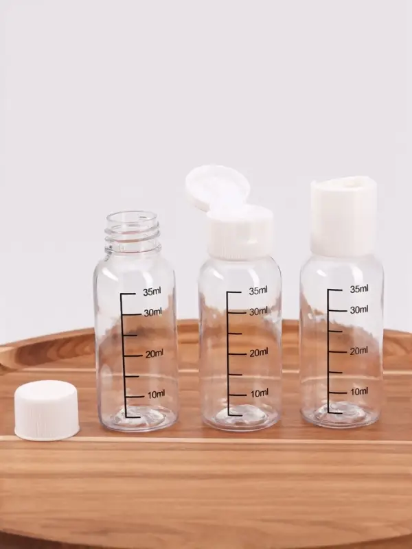 Набор для хранения, в чехле, 5 предметов, с разметкой, белый, прозрачный