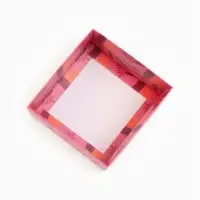 Коробка самосборная &laquo;Листья&raquo;, размер 11&times;11&times;7 см, плотность 270 г/м&sup2;