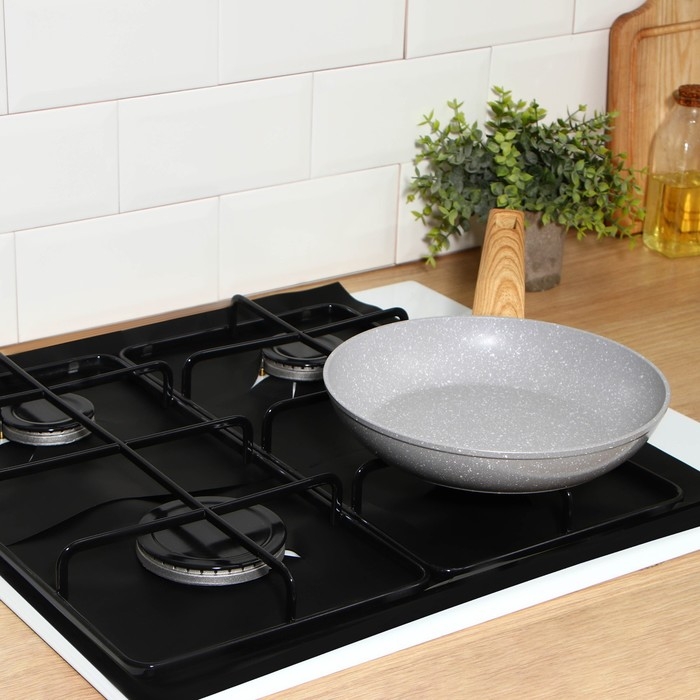 Защитное покрытие для газовой плиты Доляна, 4 шт, тефлон, цвет чёрный Защитное покрытие для газовой плиты Доляна, 4 шт, тефлон, цвет чёрный