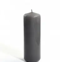 Свеча цилиндр, 4&times;12 см, 15 ч, дымка