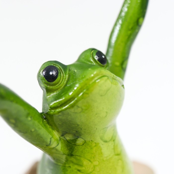 Сувенир полистоун лак  Сувенир полистоун лак "Лягуха балерина - полёт" 17х7х10 см