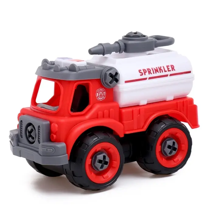 Конструктор винтовой &laquo;Пожарная машина&raquo;, с отвёрткой, 29 деталей