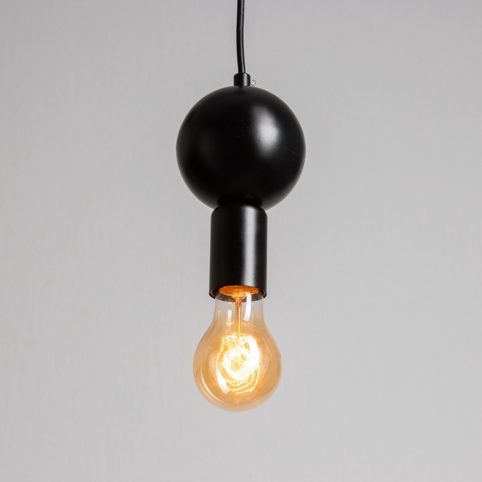 Светильник Светильник "Антикс" Е27 40Вт черный золото 10х10х27см