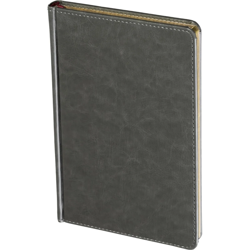 Ежедневник недатированный серый,А5,145х205мм,136л, Sidney NEBRASKA 3-128/09