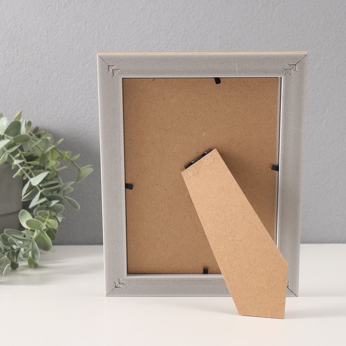 Фоторамка пластик 13х18 см Фоторамка пластик 13х18 см "Крассика. Дерево" бежевая 1,2х17х22,2 см