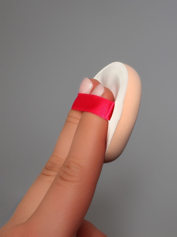 Спонж д/макияжа круг с держат d5см  в пласт футляре латекс белый пакет QF Спонж д/макияжа круг с держат d5см  в пласт футляре латекс белый пакет QF