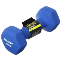 Гантель неопреновая ONLITOP, 2,5 кг, цвета МИКС