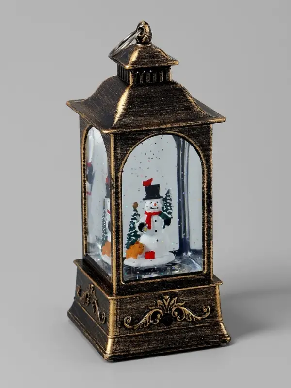 Фигура светодиодная фонарь  Фигура светодиодная фонарь "Снеговик", 21х8,5х8,5 см, AAAx3, Т/БЕЛЫЙ