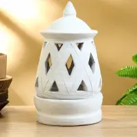 Подсвечник терракота &laquo;Фонарь&raquo;, 16&times;16&times;28 см