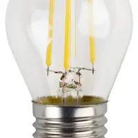 Лампа светодиодная декоративная LED 11 Вт 1430Лм 2700К шар, филамент теплый E27 230В F-LED P45-11w-827-E27