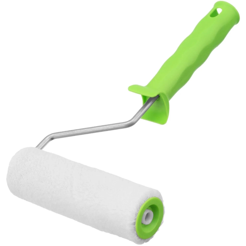 Валик 150 мм D=36 мм с ручкой 6 мм полиакрил, шерсть Велюр Сибртех 80133