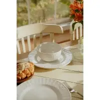 Тарелки SL Home &laquo;Винтаж фрэнч&raquo;, d=27 см, набор 2 шт., фарфор, белые