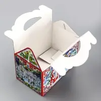 Подарочная новогодняя коробка &laquo;На Катке&raquo; 20&times;12&times;19 см