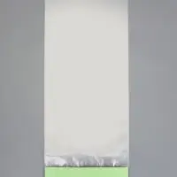 Пакет-переноска для цветов, с зелёным картонным основанием, 14&times;14&times;11.5&times;79&plusmn;5% см