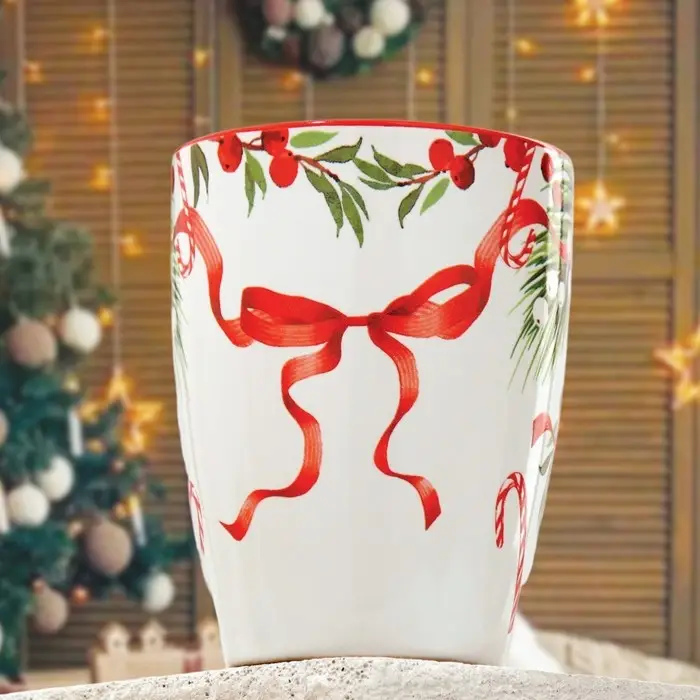 Кружка керамическая новогодняя Dolce Ceramo «Новогодняя сказка», 350 мл Кружка керамическая новогодняя Dolce Ceramo «Новогодняя сказка», 350 мл