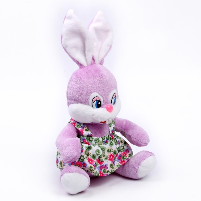Мягкая игрушка «Зайка в сарафане», 16 см Мягкая игрушка «Зайка в сарафане», 16 см