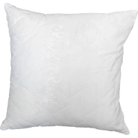 Подушка 70х70см холофайбер, стеганная микрофибра, кант, белая