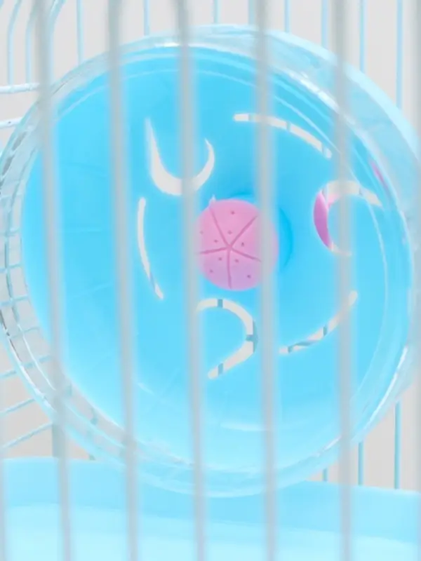 Клетка для грызунов &laquo;Пижон&raquo;, 31&times;24&times;40 см двухэтажная. с наполнением, голубая