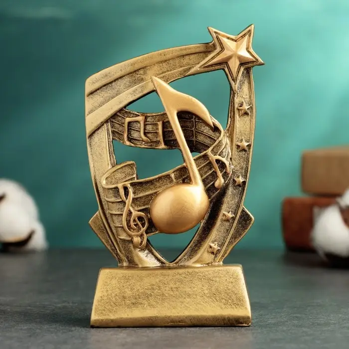 Фигура наградная, кубок &laquo;Музыкальное открытие&raquo;, 9&times;4&times;14 см
