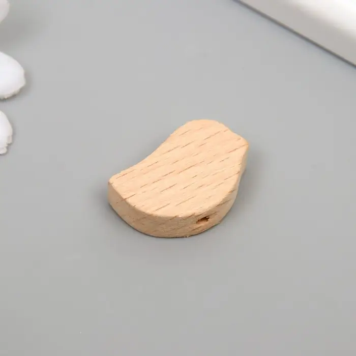 Бусина для творчества дерево "Птенчик" 2,8х1,3 см