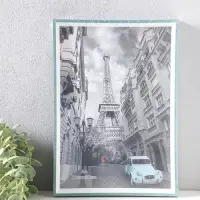 Фоторамка пластик формат А4 "Данте" голубая лагуна 31х21,8х2,5 см