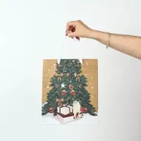 Набор пакетов крафтовых «Новогоднее поздравление» Набор пакетов крафтовых «Новогоднее поздравление»