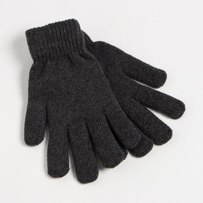 Перчатки мужские двойные, цвет микс, размер 8-9 (20-24)