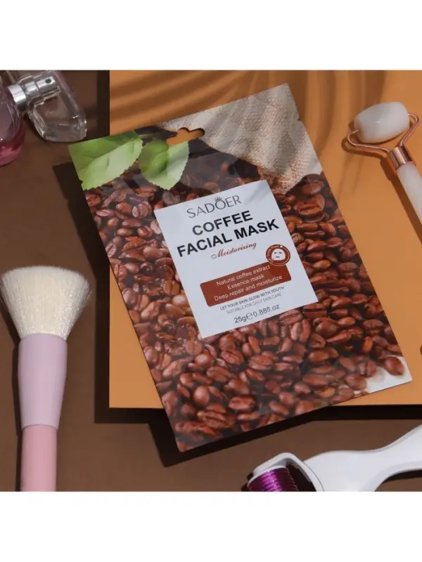 Тканевая маска для лица с кофе Тканевая маска для лица с кофе