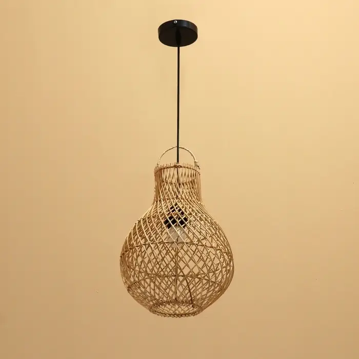 Светильник потолочный из ротанга «Рони», 1×120 Вт, Е27, 32×32×43 см Светильник потолочный из ротанга «Рони», 1×120 Вт, Е27, 32×32×43 см