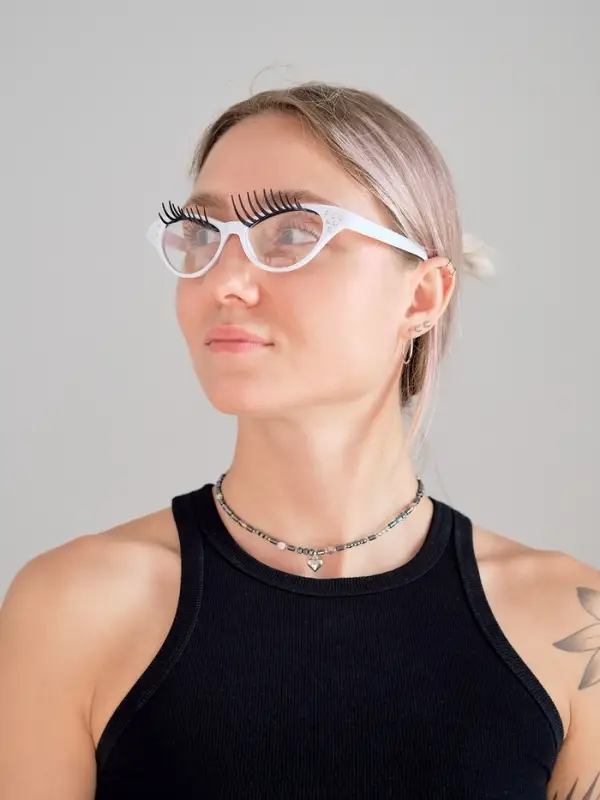 Карнавальные очки "Ресницы"