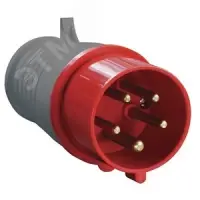 Вилка переносная ССИ-015 16А 6ч 380В 3P+PE+N IP44 IEK