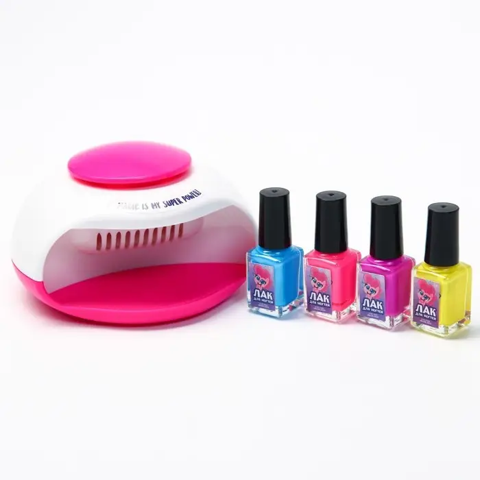 Набор для маникюра с лампой, лаком и наклейками &laquo;Создай свой образ&raquo; My little pony