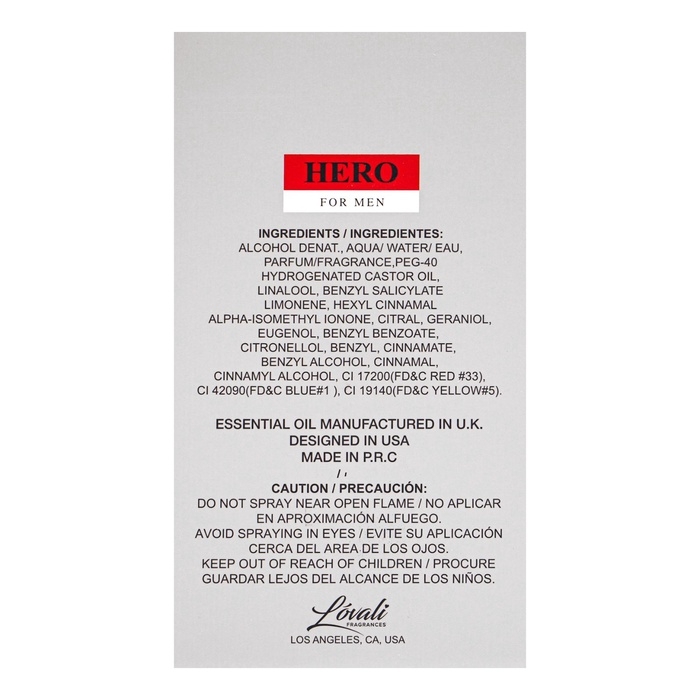 Туалетная вода мужская HERO (по мотивам Hugo Boss Hugo), 100 мл Туалетная вода мужская HERO (по мотивам Hugo Boss Hugo), 100 мл