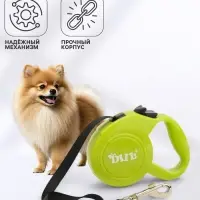 Рулетка DIIL, 3 м, до 10 кг, лента, зелёная