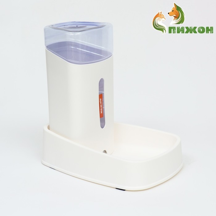 Автопоилка с угольным фильтром, нескользящие ножки 3,8 л, белая Автопоилка с угольным фильтром, нескользящие ножки 3,8 л, белая