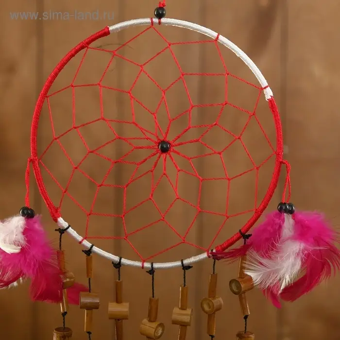 Музыка ветра Музыка ветра "Ловец снов" бамбук 16х1х55 см МИКС