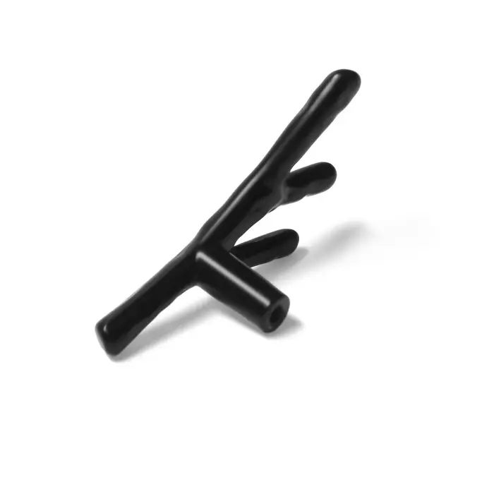 Ручка-кнопка CAPPIO &laquo;Ветка&raquo;, цвет черный